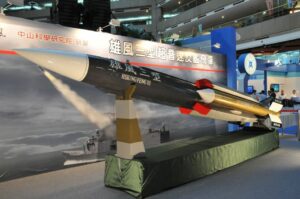 台湾（中華民国）　新型国産対艦超音速ミサイル　「雄風Ⅲ射程延伸型（Hsiung Feng‐ⅢER）」
